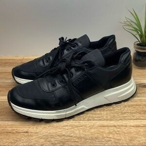 PRADA
Match Race Leather & Nylon Sneakers sz 7